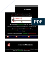 Moments: Force Distance