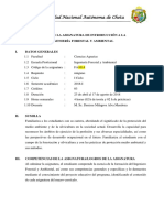 Sílabo Introducción A La Ingeniería Forestal y Ambiental