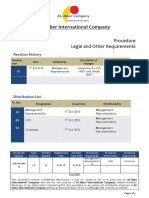 Legal and Other Requirements