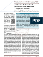 Control and Operation of A DC Grid Based Wind Power Generation System in Micro Grid