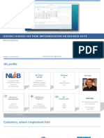 Lessons Learned Fiori