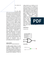 Practica de Compuertas Logicas or and Nor Not y Nand