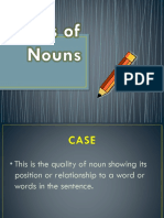 Cases of Nouns