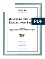 Manual de Escuela para Padres en Educación Especial