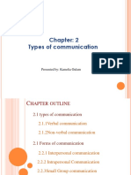 Chapter 2 Types of Communication