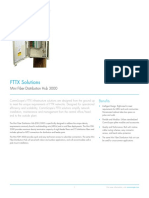 FTTX Solutions: Mini Fiber Distribution Hub 3000