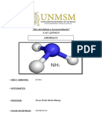 Monografía Del Amoniaco (NH3)