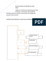 Diagramas de Rutina de Control de Cada Proceso A Aumatizar 2