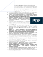 Relación de La Salud y La Recreación Con Otras Ciencias