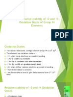 11.3 Relative Stability of Element Group 14