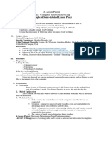 (Sample of Semi-Detailed Lesson Plan) : A Lesson Plan in Area: Computer Hardware Servicing