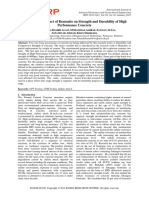 "Evaluating The Effect of Bentonite On Strength and Durability of High Performance Concrete