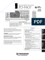 Pioneer Pd-f907 Manual