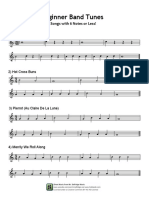 Beginner Band Tunes