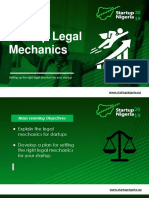 Startup Legal Mechanics