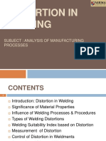 Distortion in Welding PDF