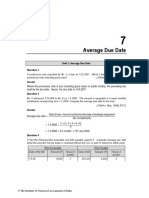 Notes On Average Due Date PDF