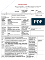 Detailed Lesson Plan (DLP) : Instructional Planning