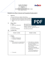 Detailed Lesson Plan in Internet and Computing Fundamentals 8