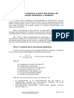 Cálculo de Asientos A Partir Del Ensayo de Penetración Dinámica, o Estática