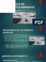 Geoquímica en Yacimientos Minerales - Grupo 04