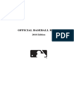 2018 Official Baseball Rules PDF