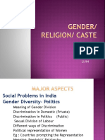 Gender Religion and Caste