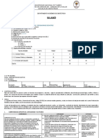 Silabo de Primeros Auxilios y Prvención de Desastres 2019-I