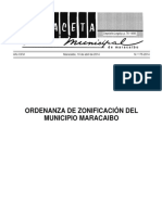 Ordenanza de Zonificacion Del Municipio Maracaibo