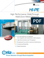 Hi-Pe: High Performance Walk-Through Multi-Zone Metal Detector