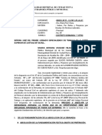 Contestacion de Demanda Indemnizacion de Daños y Perjudicios - Gladys Mamani Quenta