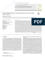 Overall Buckling Behaviour and Design of High-Strength Steel Welded Section Columns, 2018 (Huiyong Ban)