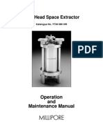 Zero Head Space Extractor: Operation and Maintenance Manual