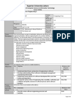 Course Outline - Software Engineering 1 (BSCS-Fall17)