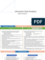 Bayer-Monsanto Deal Analysis