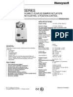 Cn20, Cn34 Series: Non-Spring Return Direct-Coupled Damper Actuators For Modulating and Floating / 2-Position Control