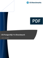 CIS PostgreSQL 9.6 Benchmark v1.0.0