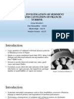 Numerical Investigation of Sediment Erosion and Cavitation of Francis Turbine