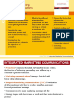 Integrated Marketing Communications: Chapter Objectives