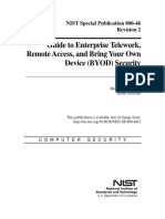 Guide To Enterprise Telework, Remote Access, and Bring Your Own Device (BYOD) Security