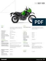 Kawasaki Latin America Specification Sheet