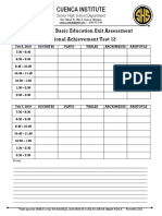 Review For Basic Education Exit Assessment