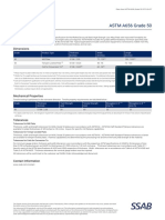 ASTM A656 Grade 50: General Product Description