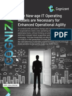 Why New Age It Operating Models Are Necessary For Enhanced Operational Agility