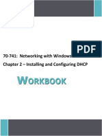 70-741: Networking With Windows Server 2016 Chapter 2 - Installing and Configuring DHCP