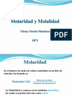 Molaridad y Molalidad