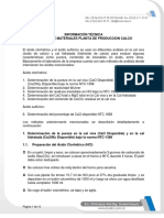 07 Balance de Materia CALCO 9 Información Técnica CCITE