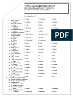 Ujian Tengah Semester Genap: Mi Darul Falah Darungan - Tanggul