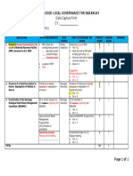 Data Capture Form Environmental Management