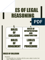 Rules of Legal Reasoning